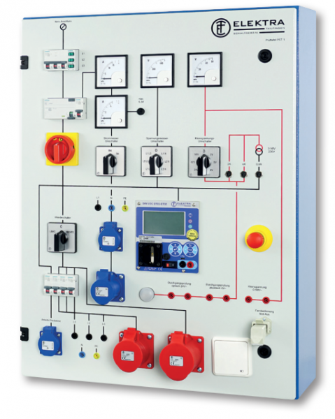 Prüftafel PST 01 mit Gerätetester